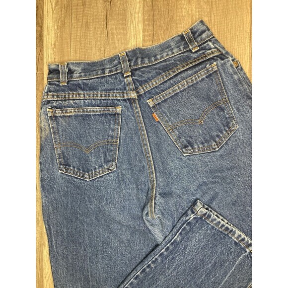 Vtg Levis 698 Orange Tab Jeans Womens 12 (Fits 26x30.5) High Rise Mom USA 90s - Picture 2 of 10